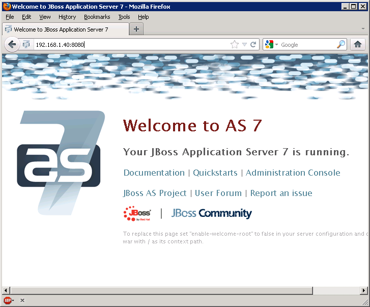 jBoss installation